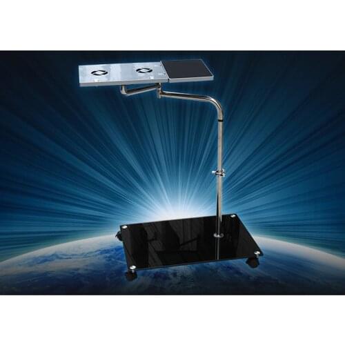 DL OK63X Bedside Moving Laptop Stand Adjustable Sofa Computer Monitor Holder Mount +MOUSE Holder Rotating Laptop Table Lapdes