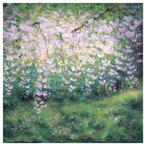 Nature scenic backdrop newborn photography background 5x7ft ,hand painted weddings backdrops ,muslin backgrounds children13-87