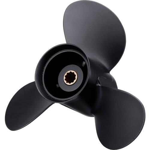 For Mercury/Tohatsu/Nissan 25-30HP 3R0B645230 / 48-896896A40 Outboard Propeller 9.9 x 11 Marine Propeller Aluminum 3 Blades