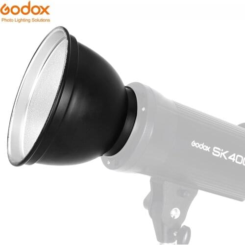 Godox Standard Reflector 180*130mm Bowens Mount Type for Photography Studio Lighting Flash Speedlite (Without Umbrella Hole)