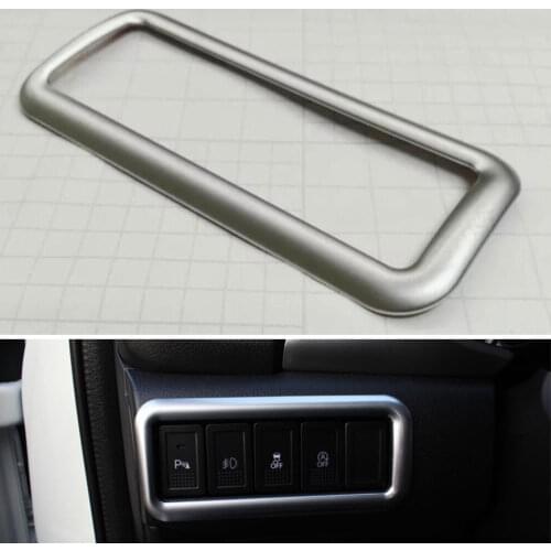 Car Styling 1Pc ABS Interior Fog Lamp Light Switch Button Cover Trim Decorative for Suzuki Vitara 2016
