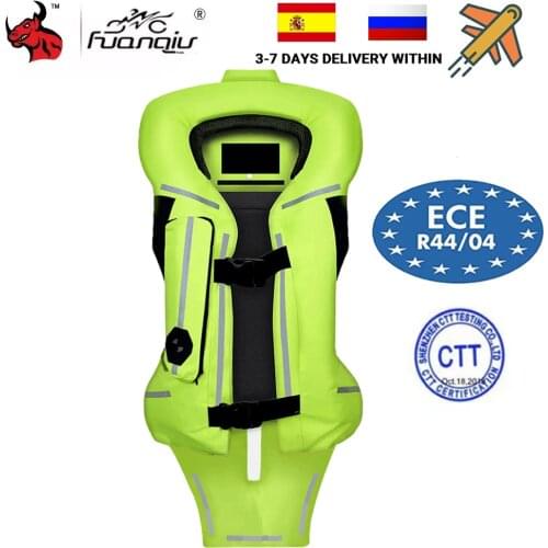 NEW Reflective Vest Motorcycle Air-bag Vest Airbag Moto Reflective Safety Vest Professional Advanced Air Bag Reflective Clothing