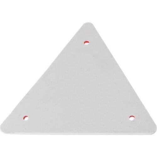2 Pcs Triangle Warning Reflector Alerts Safety Plate Rear Light Trailer Fire Car 40GF