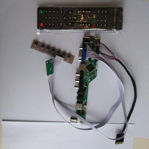 TV HDMI VGA USB LCD LED Control driver Board DIY For LTN121AT11-803 12.1" 1280×800 Moniter screen