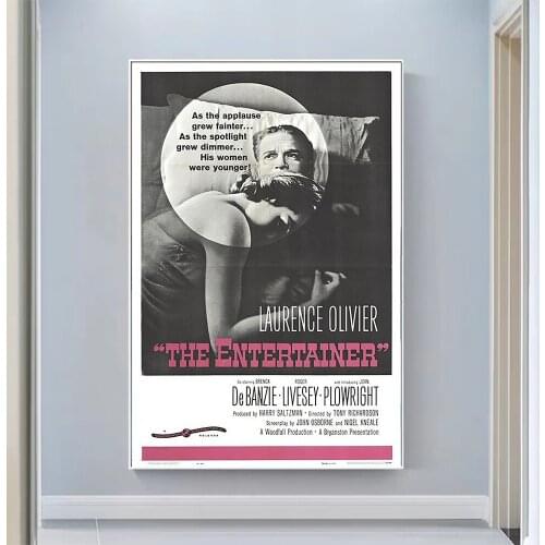 V0758 The Entertainer Vintage Classic Movie Wall Silk Cloth HD Poster Art Home Decoration Gift