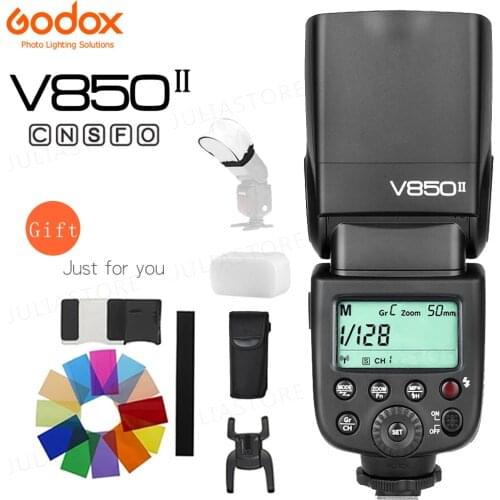 Godox V850II V850 II Built-in 2.4G Supports Master Slave Li-ion Battery GN60 for Canon Nikon Pentax Olympus
