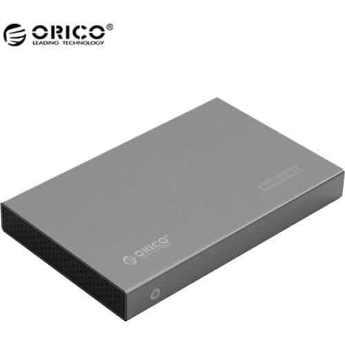 ORICO 2518S3 2.5 inch Alloy Hard Drive Aluminum USB3.0 to SATA3.0 HDD Case 2TB 5Gbps Support 7mm & 9.5mm UASP Transfer Protocol