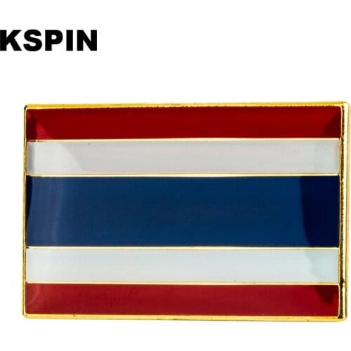 Thailand Flag Badge Flag Brooch National Flag Lapel Pin International Travel Pins