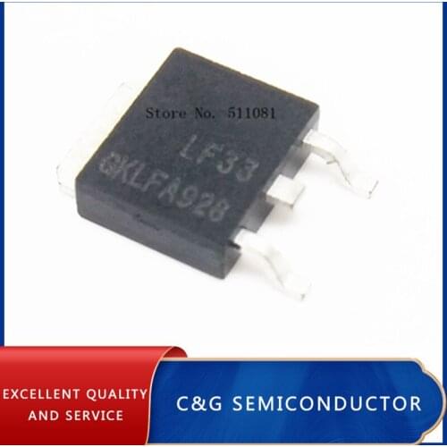 10PCS LF33CDT-TR LF33CDT LF33 TO252