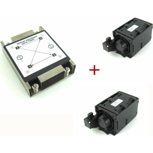 2pcs Cooling FAN N32965Z 00KC9 For X3550 M5 heatsink Heat sink 00FK457 00KC912 X3550 M5 Heastsink 1U X3550M5 radiator