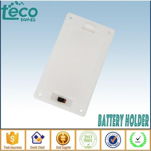 3Pcs/lot 2 AA Battery Holder With Cover Plastic Battery Box for AA TBH-2A-2M
