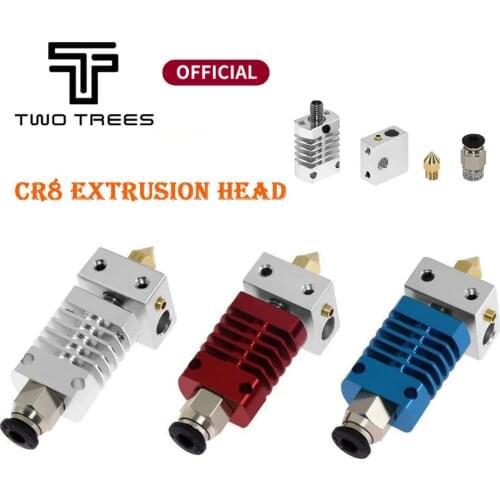 TWO TREES 3D CR8 Hotend Extruder Long Distance V6 Extrusion J-head Thermal Heat Break Throat 1.75mm CR10 3D Printer Reprap Part