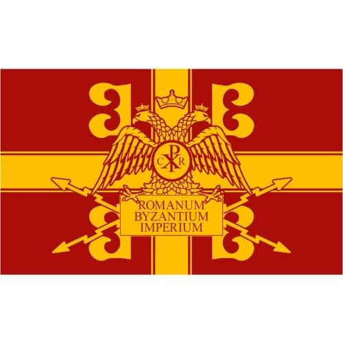 Communist Byzantine Empire 100D Polyester 3x5FT 90x150cm Flag with two Brass Grommets