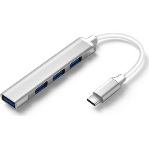 4 Ports Multi Splitter Adapter OTG Type-C to 3*USB 2.0 1*USB 3.0 Converter Adapter USB Hub For Xiaomi Macbook Pro Laptop Tablet