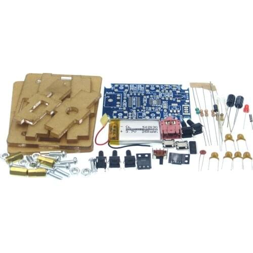 Radio Kit DIY radio electronics production kit FM stereo sound GS1299 digital radio+CASE