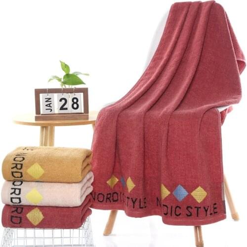100% cotton bathroom towel home soft padded cotton towel 70*140 swimming beach towel absorbent towel. shower wrap bath towel