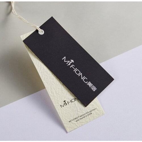 Custom Rectangle Hang Tags, Clothing, Brand, Fashion, Label, Accessories, Merchandise, logo, design, hang, tags,etiquette 21004