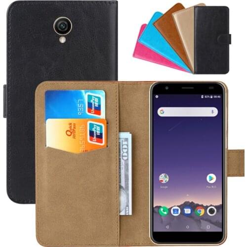 Luxury Wallet Case For Ark Benefit M9 PU Leather Retro Flip Cover Magnetic Fashion Cases Strap