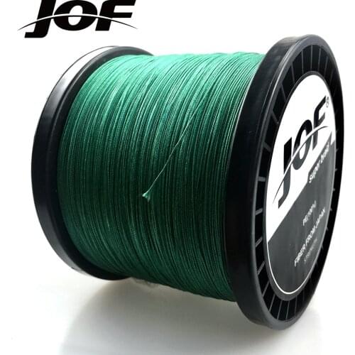 JOF X4 1000M 500M 300M PE Fishing Line 4 Strands Multifilament Strong Carp Fishing Line 10-120LB