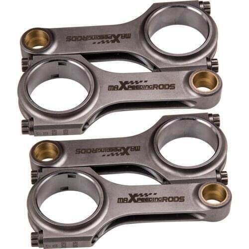 Connecting rods rod Conrod 112.3mm For Peugeot 205 Rallye 1.3L TU24 ARP 2000 Bolt H Beam Floating 4340 Balanced