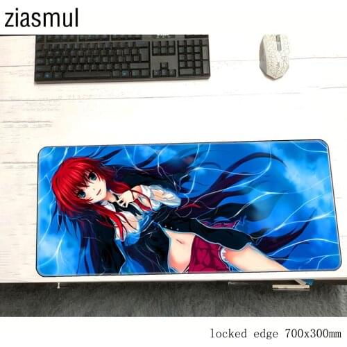 High school dxd padmouse 700x300mm pad to mouse notbook computer mousepad large gaming mouse pad gamer to laptop mouse mat
