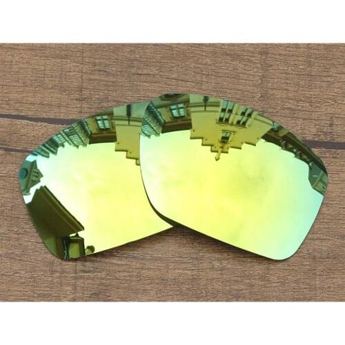 Vonxyz 24K Mirror Polarized Replacement Lenses for-Oakley Big Taco Frame