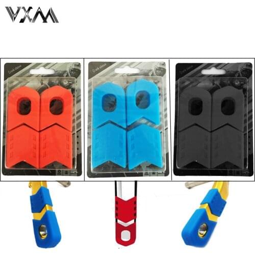 VXM 4 PCS Bicycle Crankset Crank Protective Sleeve Protector MTB Road Bike Arm Boots Fixed Gear Bike Crank Cover Bicycle Parts