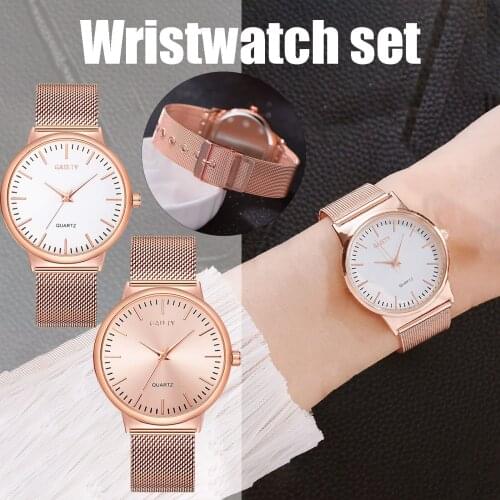 Ladies quartz watch fashion trend simple and versatile ladies watch rose gold new Korean recommended ladies watch часы женские