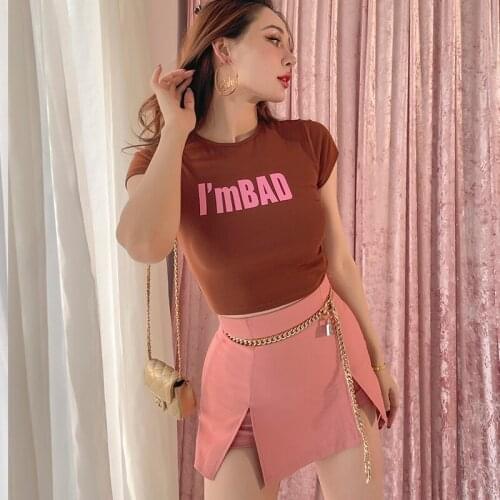 Women’s Sexy Vintage Graphic and Letter Print Crop Top Casual Summer Slim Short Sleeve Crop T-Shirt y2k