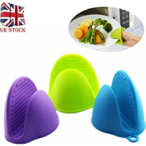 1* Kitchen Baking Silica Gel Heat Insulation Clip Anti Scalding Non Slip High Quality Gloves Household Bowl Oven Microwave Oven