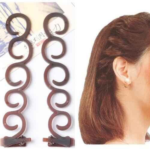 1pc DIY Hair Styling Tools Hair Accessories Hairpin Creative Centipede Braid Hair Braider Braiders Braided Hair