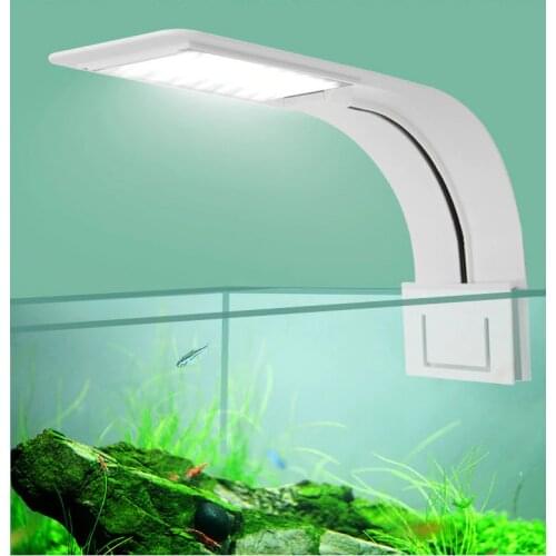 5W/10W/15W Super Slim LED Aquarium Light Lighting plants Grow Light Aquatic Plant Lighting Waterproof Clip-on Lamp For Fish Tank