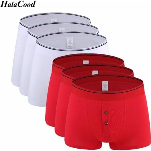 6Pcs/lot New Hot Mr Panties Fashion Sexy Cotton Plus Size Loose Fat Male Underwears Solid Color Trunk Mens Boxer Shorts Fat 6XL