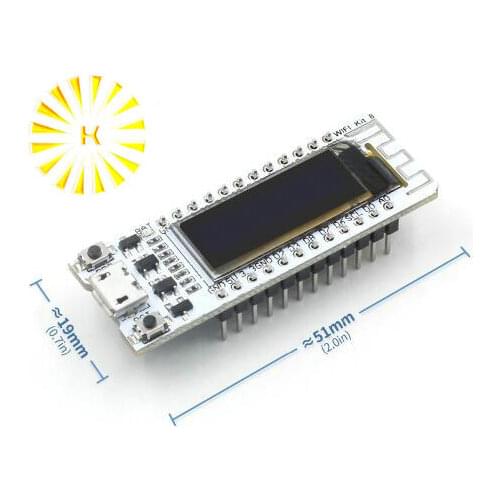ESP8266 WIFI Chip 0.91 inch OLED CP2014 32Mb Flash ESP 8266 Module Internet of things Board PCB for NodeMcu Connector