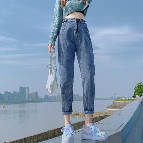 Foxsingmoon Womens Boyfriend Jeans