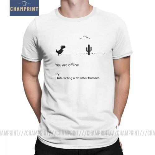 Dino Code T-Shirts for Men Geek Mathematics Equation Nerd Programming 100% Cotton Tee Shirt Short Sleeve T Shirt 4XL 5XL Clothes