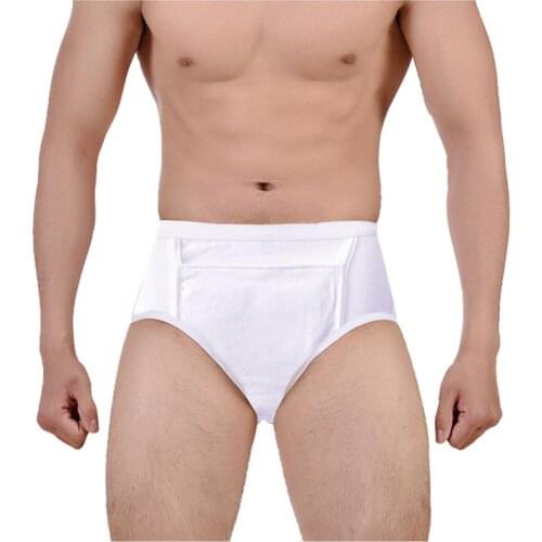 Cotton Reusable Adult diapers Man Can Wash Cloth Diapers Old Urine Does Not Wet diaper Pants Incontinence Waterproof Underpants