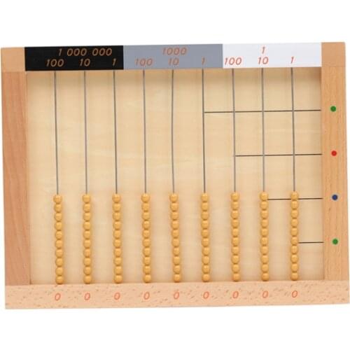 Montessori Flat Bead Frame toys