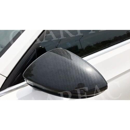 Carbon Fiber Rearview Mirror Covers Caps for VW Golf 7 VII MK7 7.5 2014-2019 Car Styling
