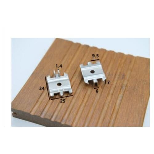 100pcs Floor connectors Thick 1.4mm stainless steel fasteners Special buckles for outdoor wood floors