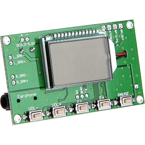 Hottest 87-108MHz DSP & PLL Digital Wireless Microphone Stereo Audio FM Receiver Module