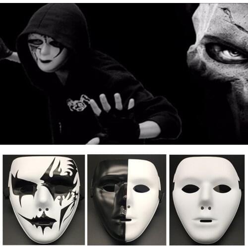 Hot HALLOWEEN Hip-Hop GHOST DANCE Jabbawockeez Face Mask Halloween Party Mask Dancers Dance Together Performances