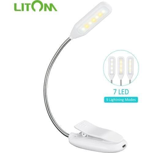 LITOM Lamps With Lampshade