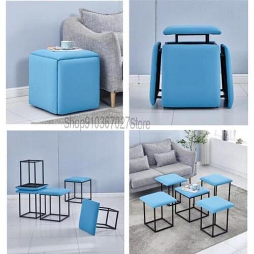 Multifunctional Combination Artifact Set Stool Storage Storage Shoe Replacement Stool Home Creative Cube Sofa Stool