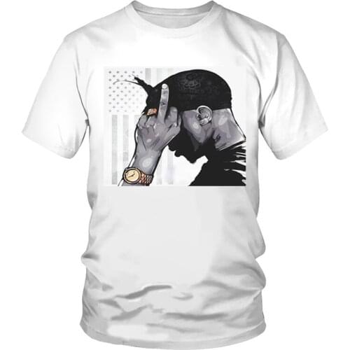 Character pattern 3D printing fashion T-shirt men and women couples character sketch street clothes loose comfortable fabric O-n