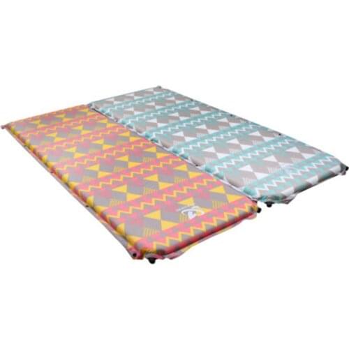 New Automatic Inflatable Cushion Tent Cushion Moisture Proof Pad, Retro Indian Folk Outdoor Camp Pad Portable Sleeping Pad