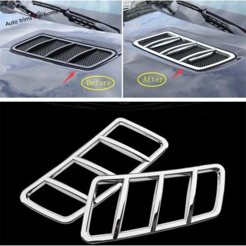 Yimaautotrims Front Roof Hood Air Conditioner AC Vent Outlet Cover Trim For Mercedes-Benz GLE W166 Coupe C292 2015 2016 2017 ABS