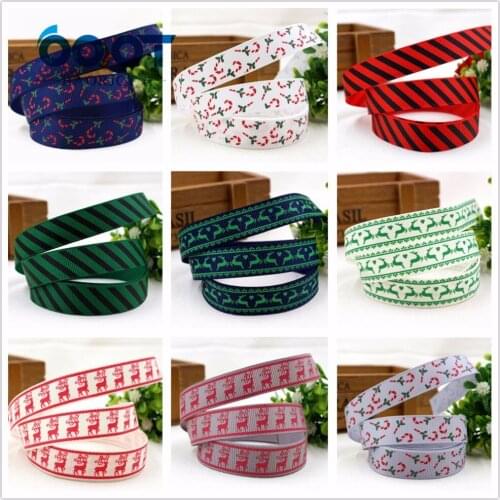 Christmas Series Printing ribbon, unique selling new models, Christmas tree decorations gift wrap 1591025