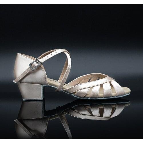 【Pixie】5cm Cuban Heel Latin Salsa Practice Sandals