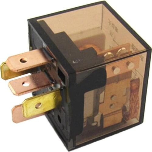 Green Indicator Light Auto Truck Car Relay DC 12/24V 80A 1NO 1NC SPDT 5 Pins